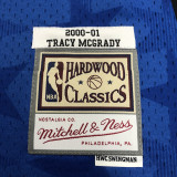 2000/01 Magic MCGRADY #1 Blue Retro NBA Jerseys 热压