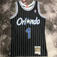1994/95 Magic HARDAWAY #1 Black Retro NBA Jerseys 热压