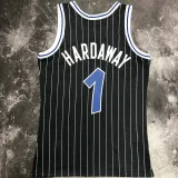 1994/95 Magic HARDAWAY #1 Black Retro NBA Jerseys 热压
