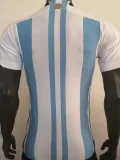 MESSI #10 Signature Version Argentina Home Player Version Jersey (3 Stars 3星 签名和图版) ★★