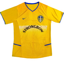 2002/03 Leeds United Third Yellow Retro Soccer Jersey