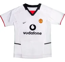 2002/03 M Utd Away White Retro Soccer Jersey