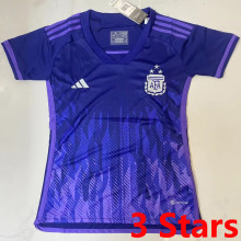 2022/23 Argentina  Away Women Jersey  (3 Stars 3星)