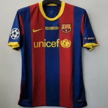 2010/11 BA Home Retro Soccer Jersey 有胸前小字和章 球+黑色公平条