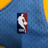 2001/02 Lakers ONEAL #34 Blue Retro NBA Jerseys 热压