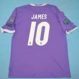 2016/17 RM Purple UCL FINAL CARDIFF 2017 Retro Long Sleeve Jersey (Have All Patch 2016+11 全臂章有胸前字)