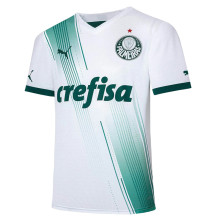 2023/24 Palmeiras 1:1 Quality Away White Fans Soccer Jersey