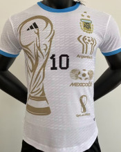 2023 Argentina White Special Edition Player Version Jersey
