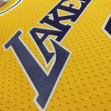 2023 Lakers BRYANT #8 Yellow Retro NBA Jerseys 热压