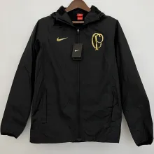 2023/24 Corinthians Black Windbreaker