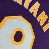 2000/01 Lakers BRYANT #8 purple Retro NBA Jerseys热压