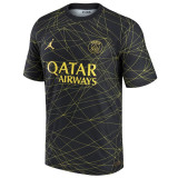 2022/23 PSG 4Th Black Glod Player Version Soccer Jersey