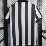 1958 Santos Black White Retro Soccer Jersey