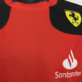 2023 Ferrari F1 Charles Leclerc #16 Red Team T-Shirt 圆领