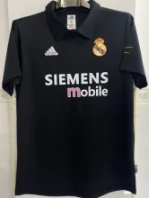 2002/03 RM Away Black Edición Centenaria Retro Jersey