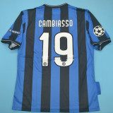 2009/10 In Milan Home Retro Soccer Jersey（胸前有绣欧冠决赛小字）