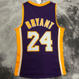 2008/09 Lakers BRYANT #24 Purple Retro  NBA Jerseys 热压
