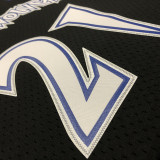 1997/98 Timberwolves GARNETT #21 Black Retro  NBA Jerseys 热压