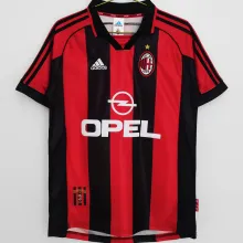 1998/99 AC Milan Home Retro Soccer Jersey