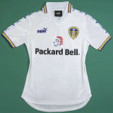 1998/99 Leeds United Home White Retro Soccer Jersey