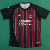 2008/09 Man City Away Red Black Retro Jersey