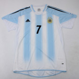 2004/05 Argentina Home Retro Soccer Jersey
