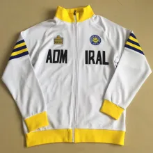 1978  Leeds United White Yellow Retro Jacket