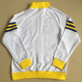 1978  Leeds United White Yellow Retro Jacket