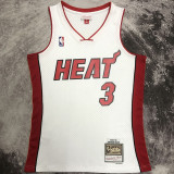 2005/06 Miami Heats WADE #3 Retro White NBA Jerseys热压