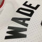 2005/06 Miami Heats WADE #3 Retro White NBA Jerseys热压