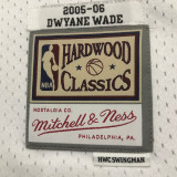 2005/06 Miami Heats WADE #3 Retro White NBA Jerseys热压