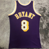 1996/97 Lakers BRYANT #32 Retro Purple NBA Jerseys热压