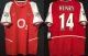 HENRY #14 ARS Home Retro Jersey 2002/04  (Have Patch 带 2001-2002 金双臂章 FA Premier League Font 英超字体 ) ★★