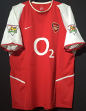 HENRY #14 ARS Home Retro Jersey 2002/04  (Have Patch 带 2001-2002 金双臂章 FA Premier League Font 英超字体 ) ★★