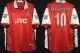 BERGKAMP #10 ARS Home Retro Jersey 1998/99 (Have Patch 带 1997-1998 金双臂章 FA Premier League Font 英超字体 ) ★★