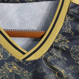 2023 Japan Black With Gold Dragon Fans Soccer Jersey