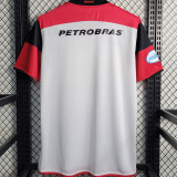 2008/09 Flamengo Away White Retro Soccer Jersey