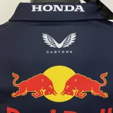 2023/24 Red Bull Racing Black F1 Team POLO T-Shirt (有领 拉链)
