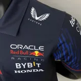 2023/24 Red Bull Racing Black F1 Team POLO T-Shirt (有领 拉链)
