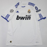 2010/11 RM Home White Retro Long Sleeve Jersey