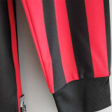 1999/2000 AC Milan Home Long Sleeve Retro Soccer Jersey