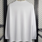 2019/20 RM Home White Long Sleeve Retro Soccer Jersey