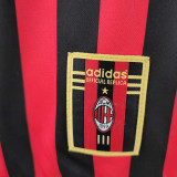 1999/2000 AC Milan Home Long Sleeve Retro Soccer Jersey