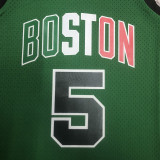2007 Celtics GARNETT #5 Retro Green NBA Jerseys热压