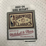 2003/04 Lakers BRYANT #8 Retro White NBA Jerseys热压