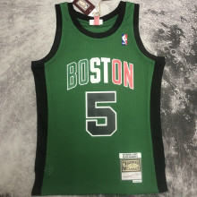 2007 Celtics GARNETT #5 Retro Green NBA Jerseys热压