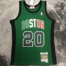 2007 Celtics ALLEN #20 Retro Green NBA Jerseys热压