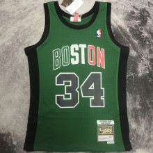 2007 Celtics PIERCE #32 Retro Green NBA Jerseys热压