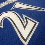 2003/04 Timberwolves GARNETT #21 Retro Blue NBA Jerseys热压