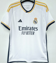 2023/24 RM 1:1 Quality Home White Fans Soccer Jersey